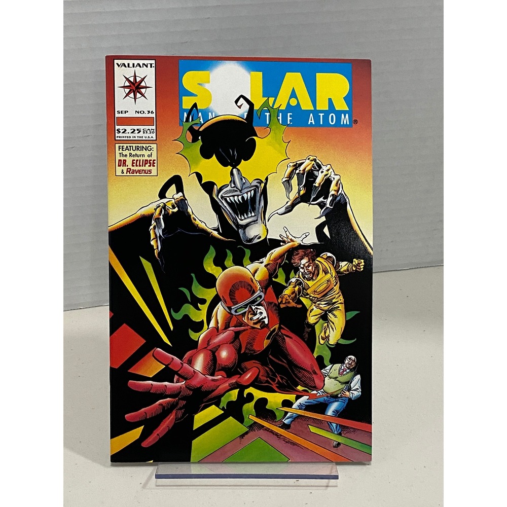 Valiant Solar Man of the Atom Comic Book #36 Dr Eclipse Ravenus
